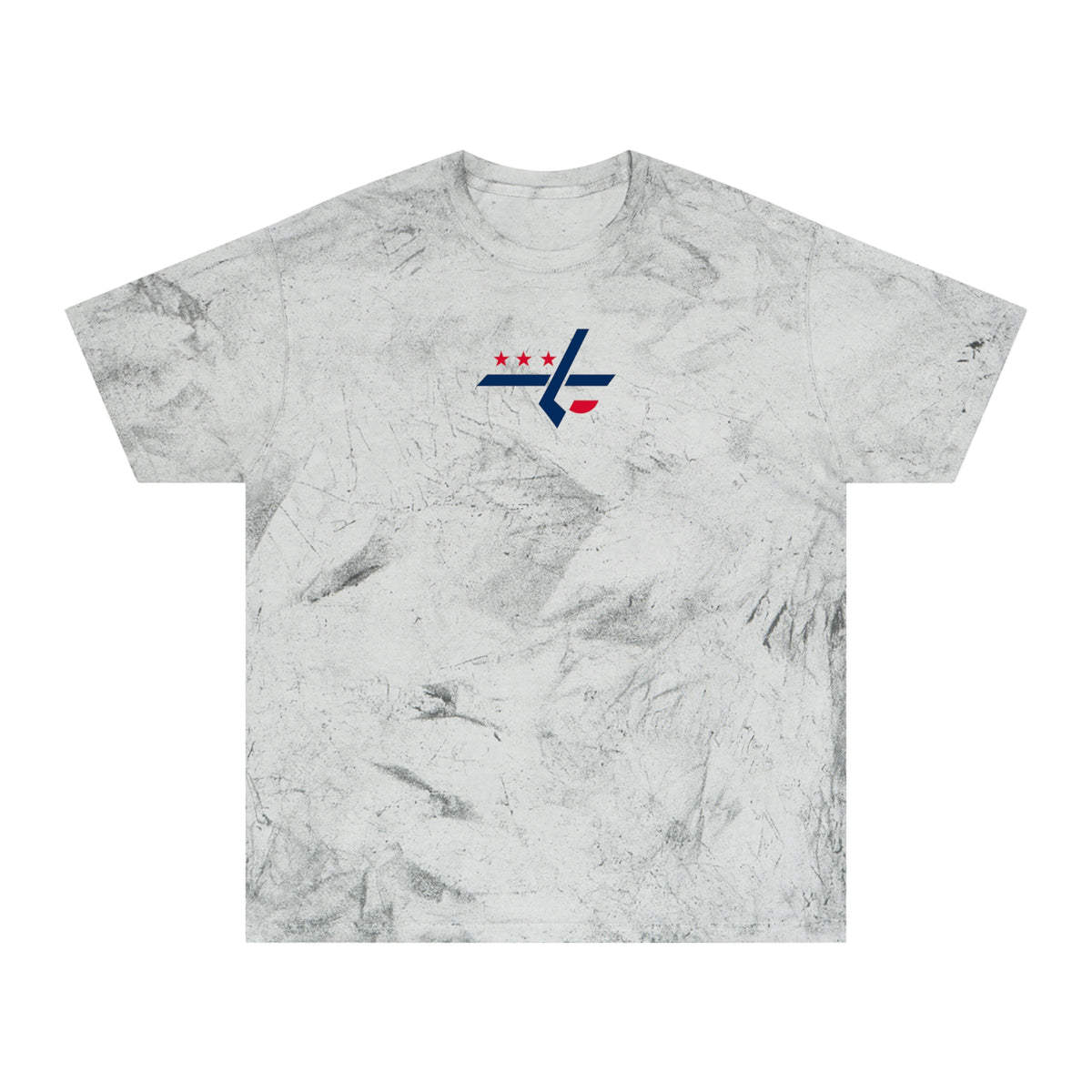 Washington Hockey Tie-Dye Tee — Smoke, Navy & Red