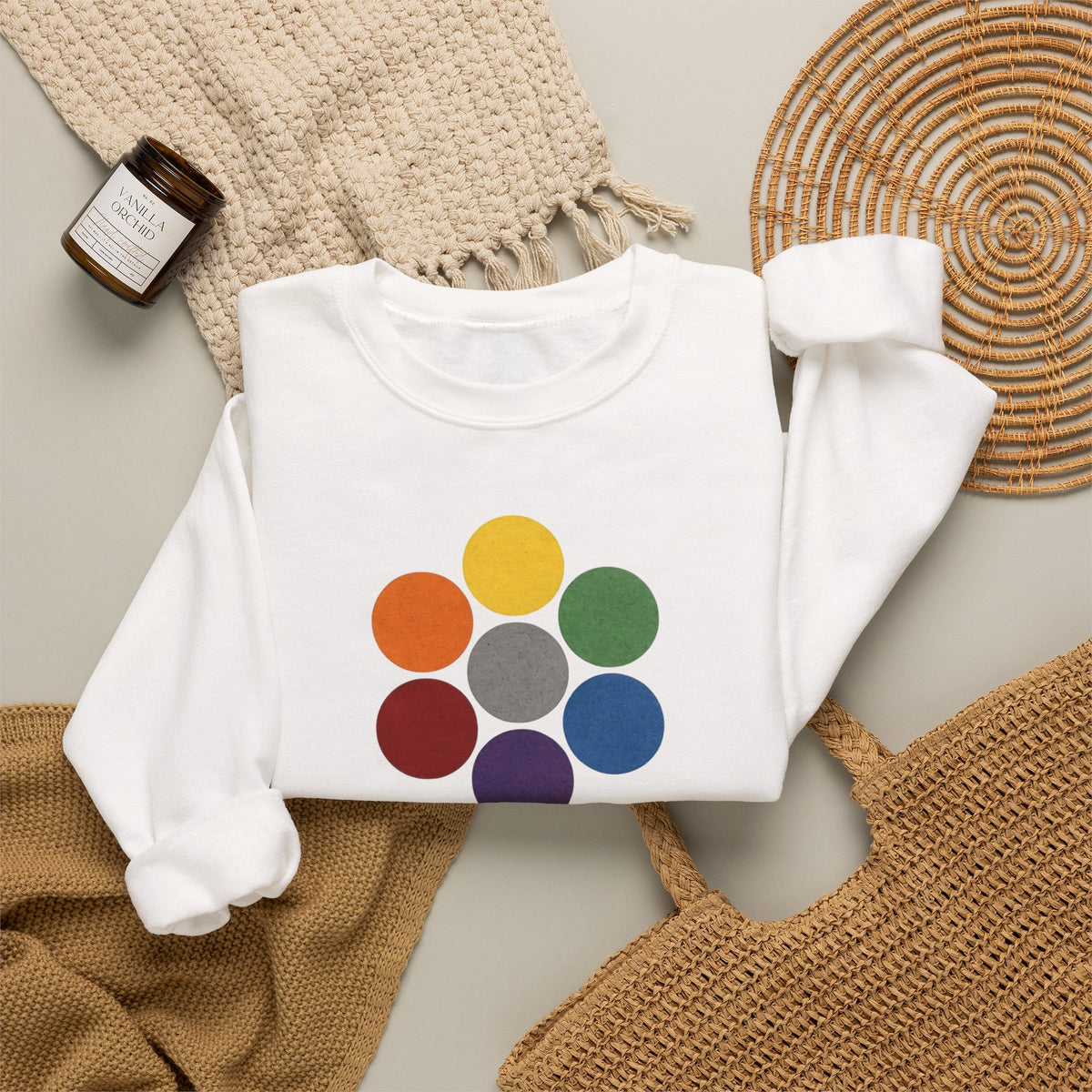 plate 118 crewneck - White