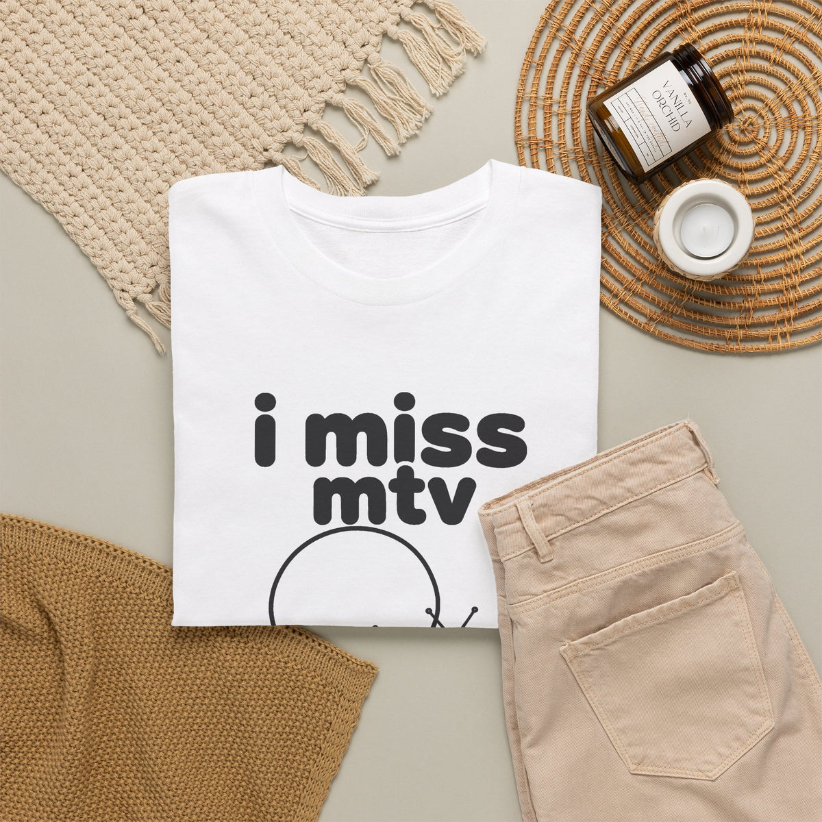 i miss mtv tee - White