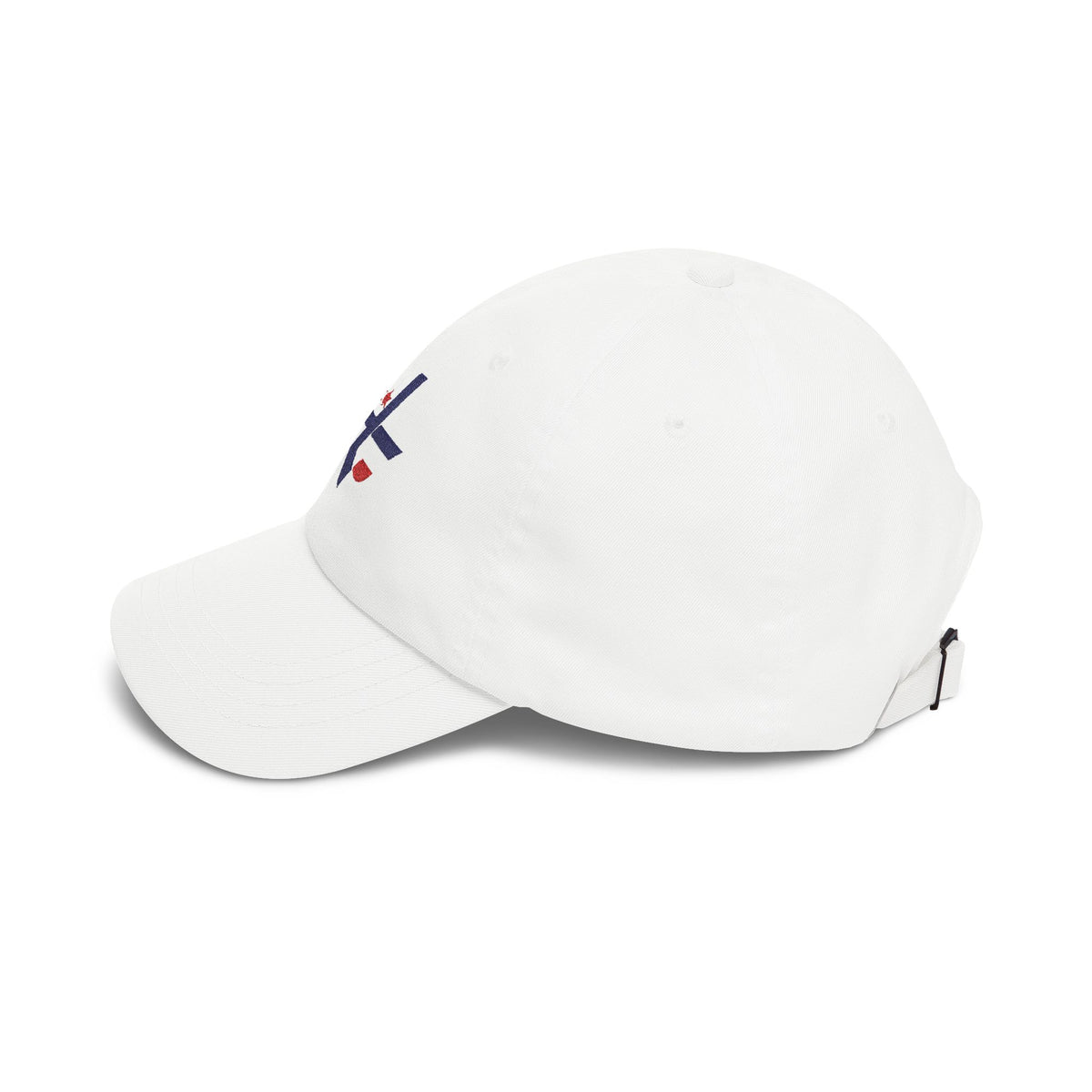 Washington Hockey Dad Cap — Embroidered, Navy & Red