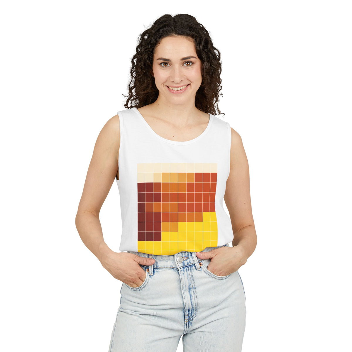 plate 256 tank - White