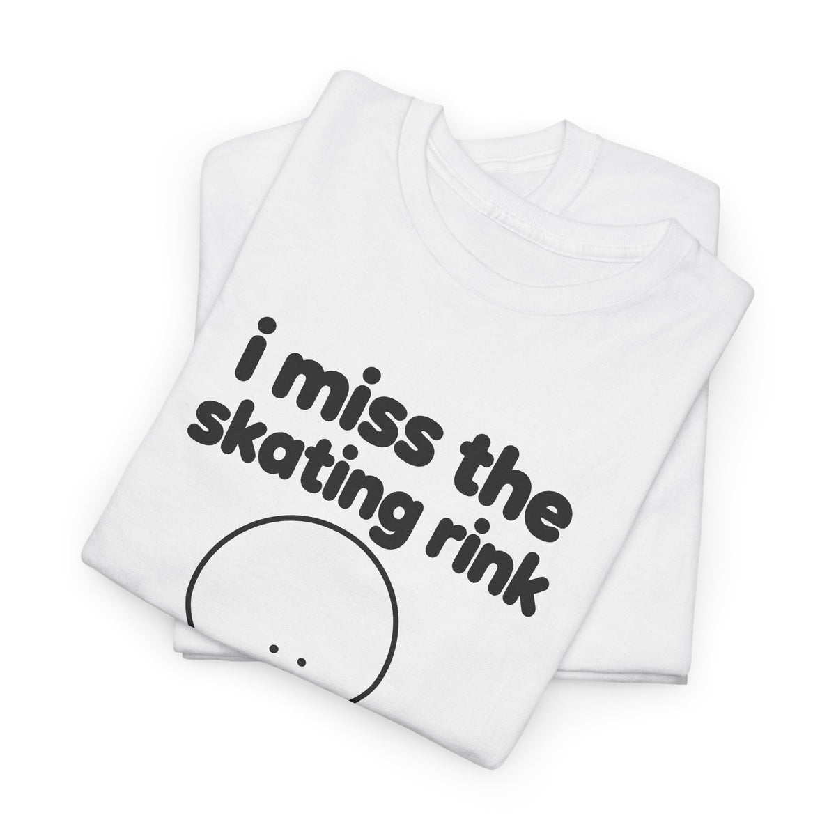 i miss the skating rink tee - White