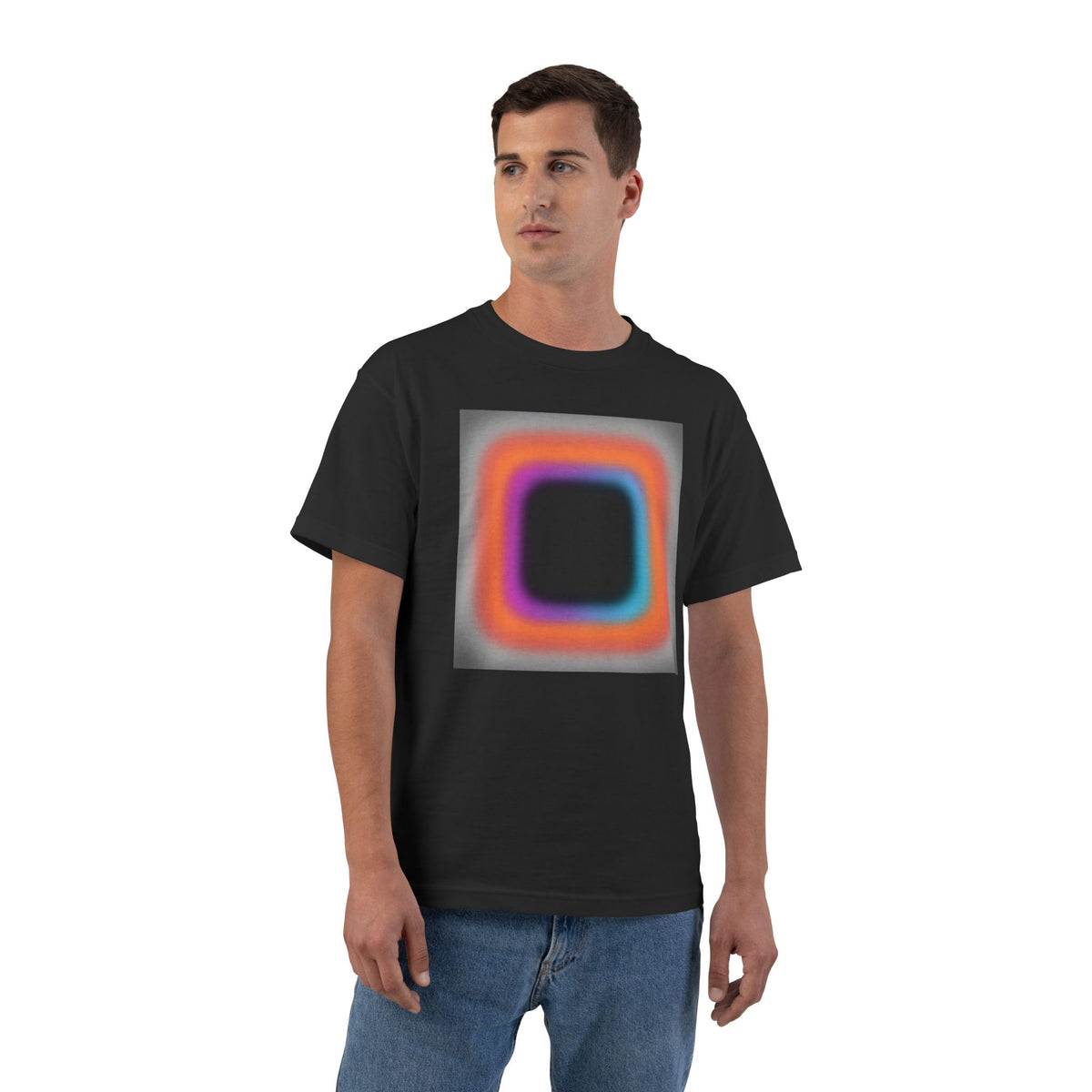 plate 407 beefy tee - Black