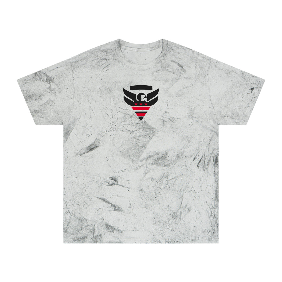 Washington, D.C. Soccer Tie-Dye Tee — Smoke, Black & Red