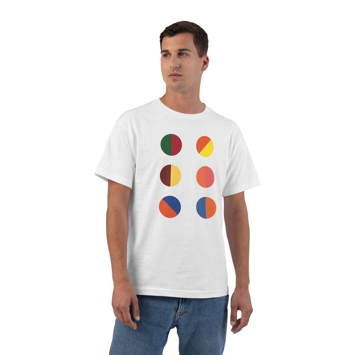 plate 225 beefy tee - White