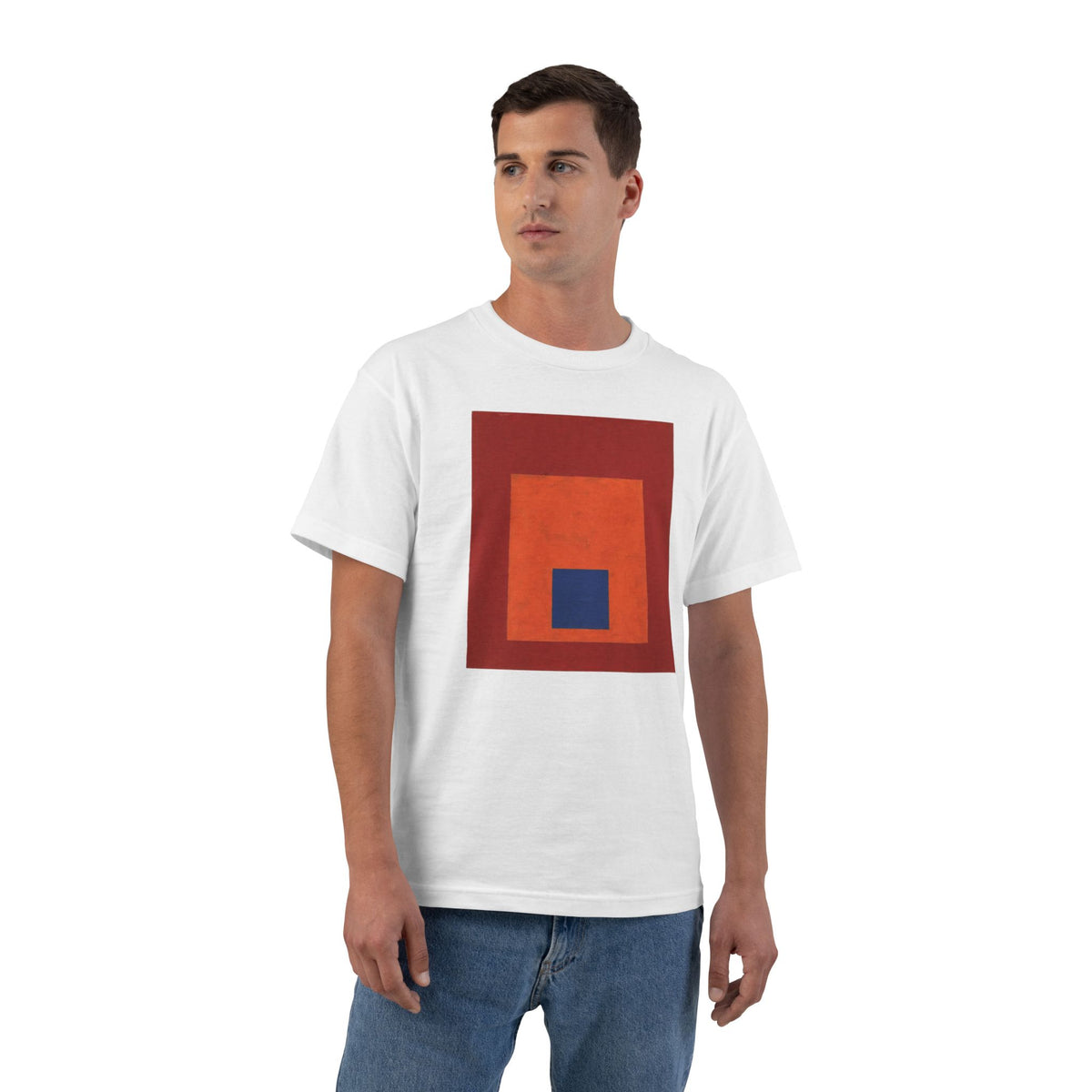plate 011 beefy tee - White