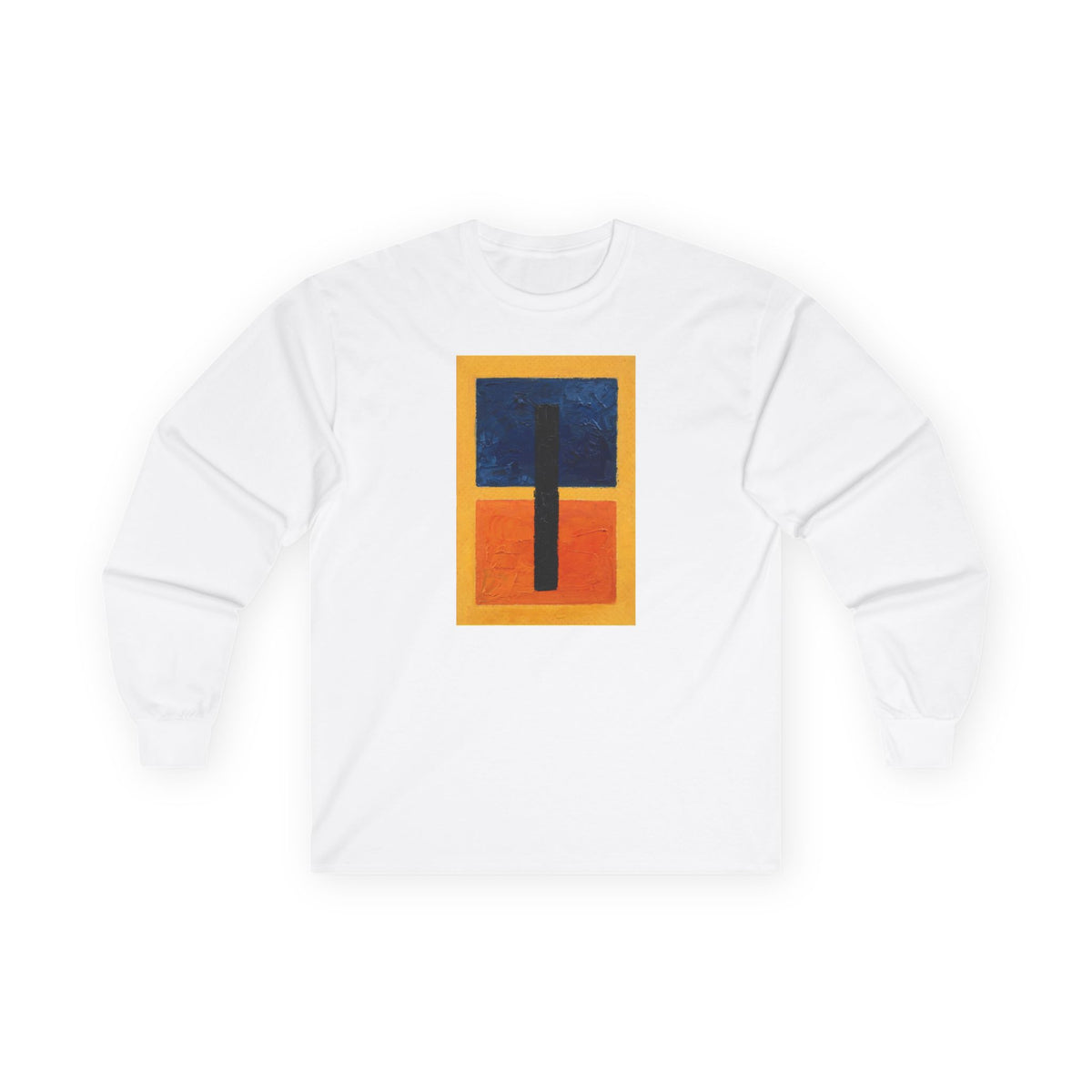 plate 341 long sleeve tee - White