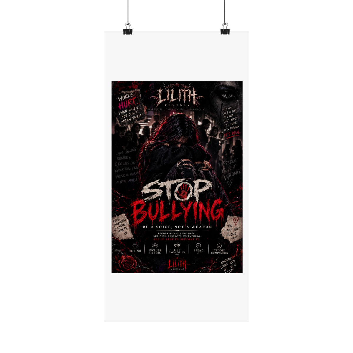 Lilith Visualz Anti Bullying Poster