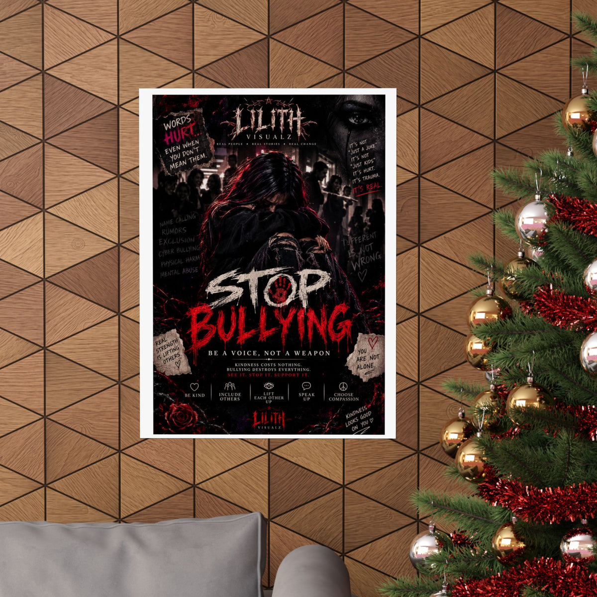 Lilith Visualz Anti Bullying Poster