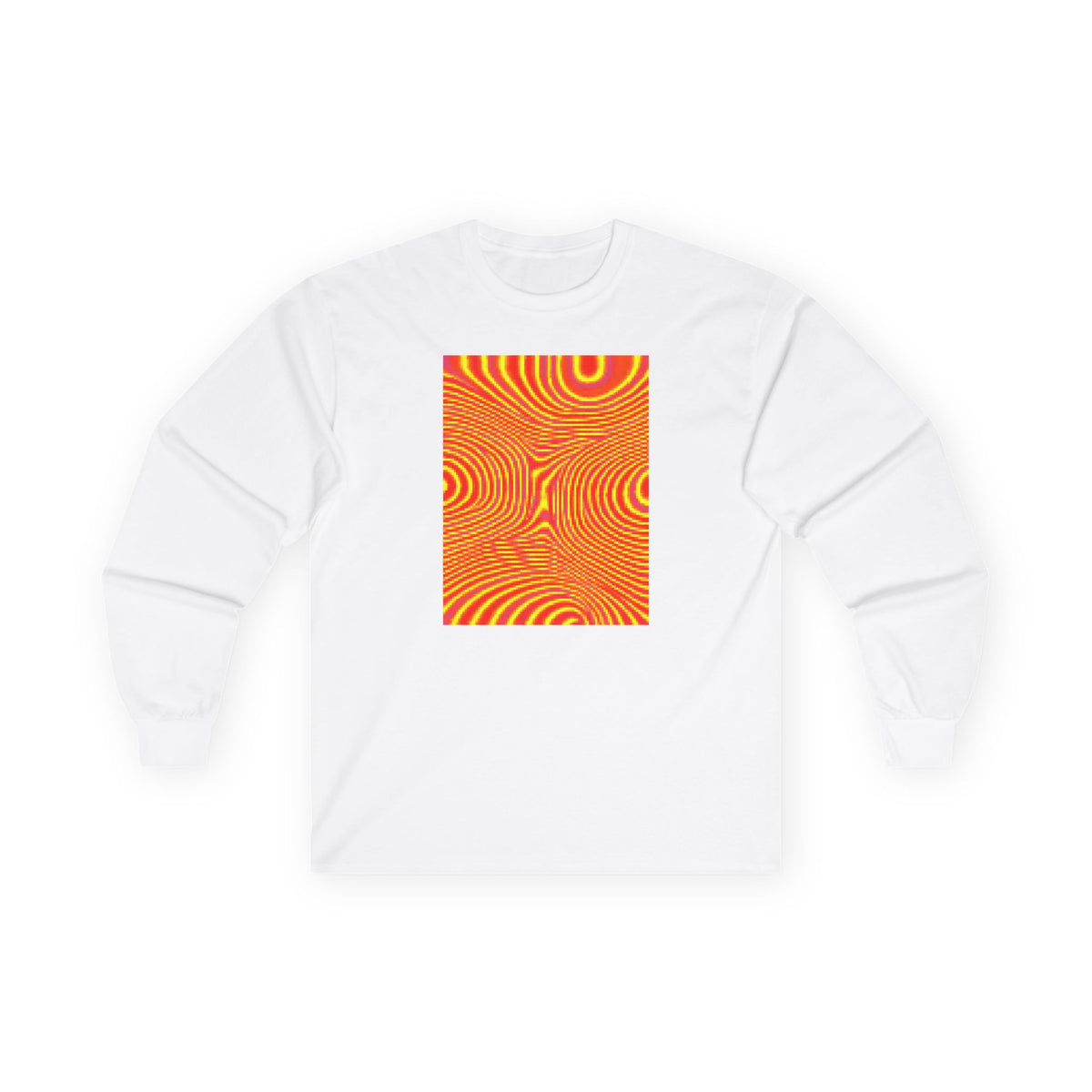 plate 388 long sleeve tee - White