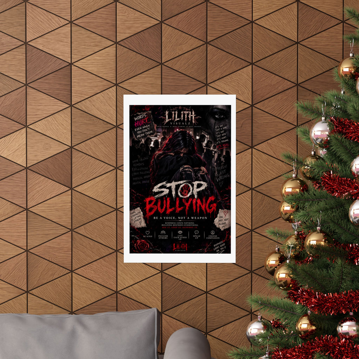 Lilith Visualz Anti Bullying Poster