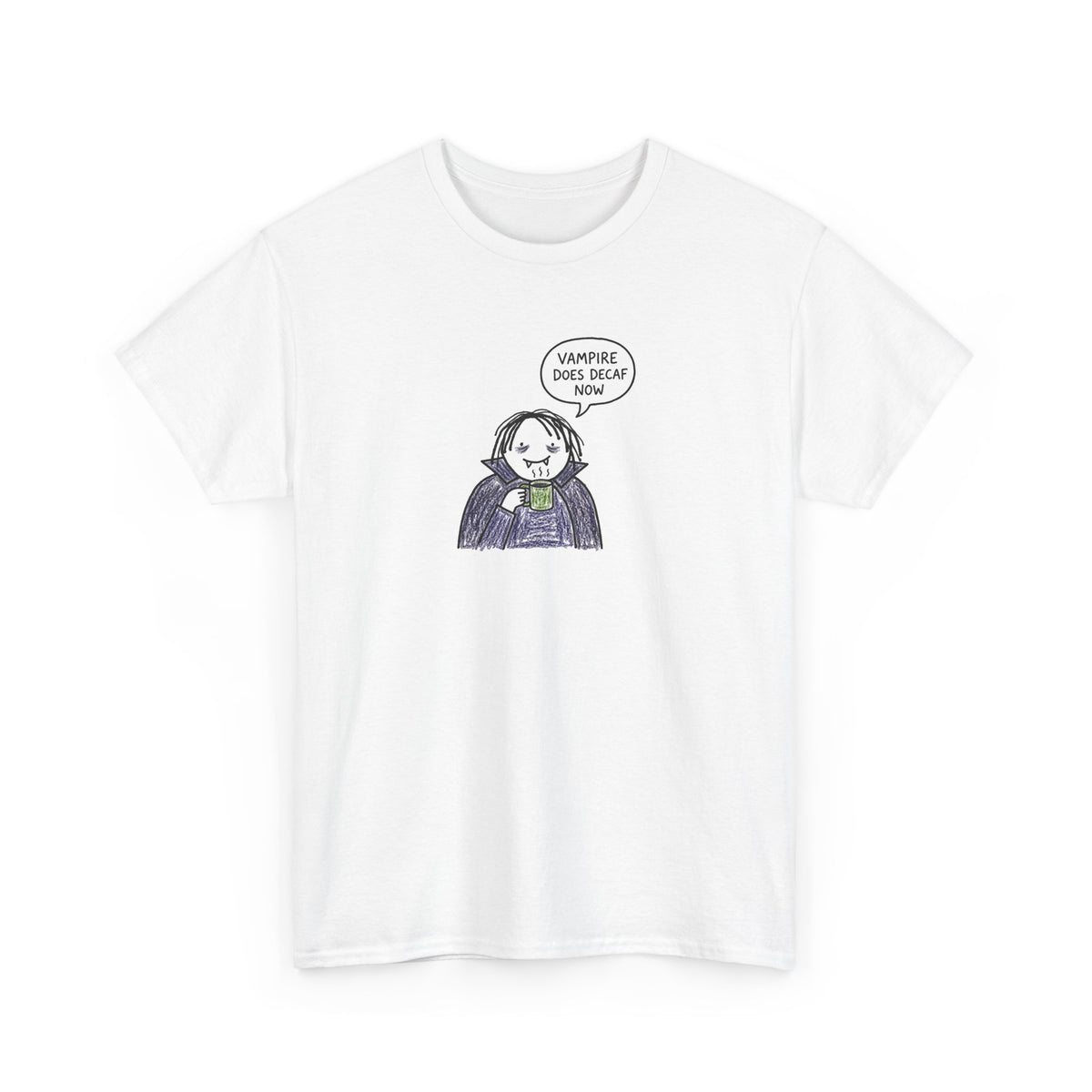 Decaf Vampire tee