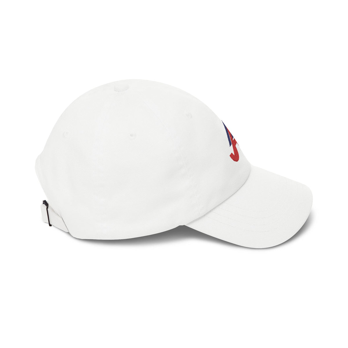 Atlanta Baseball Dad Cap — Embroidered, Red & Navy