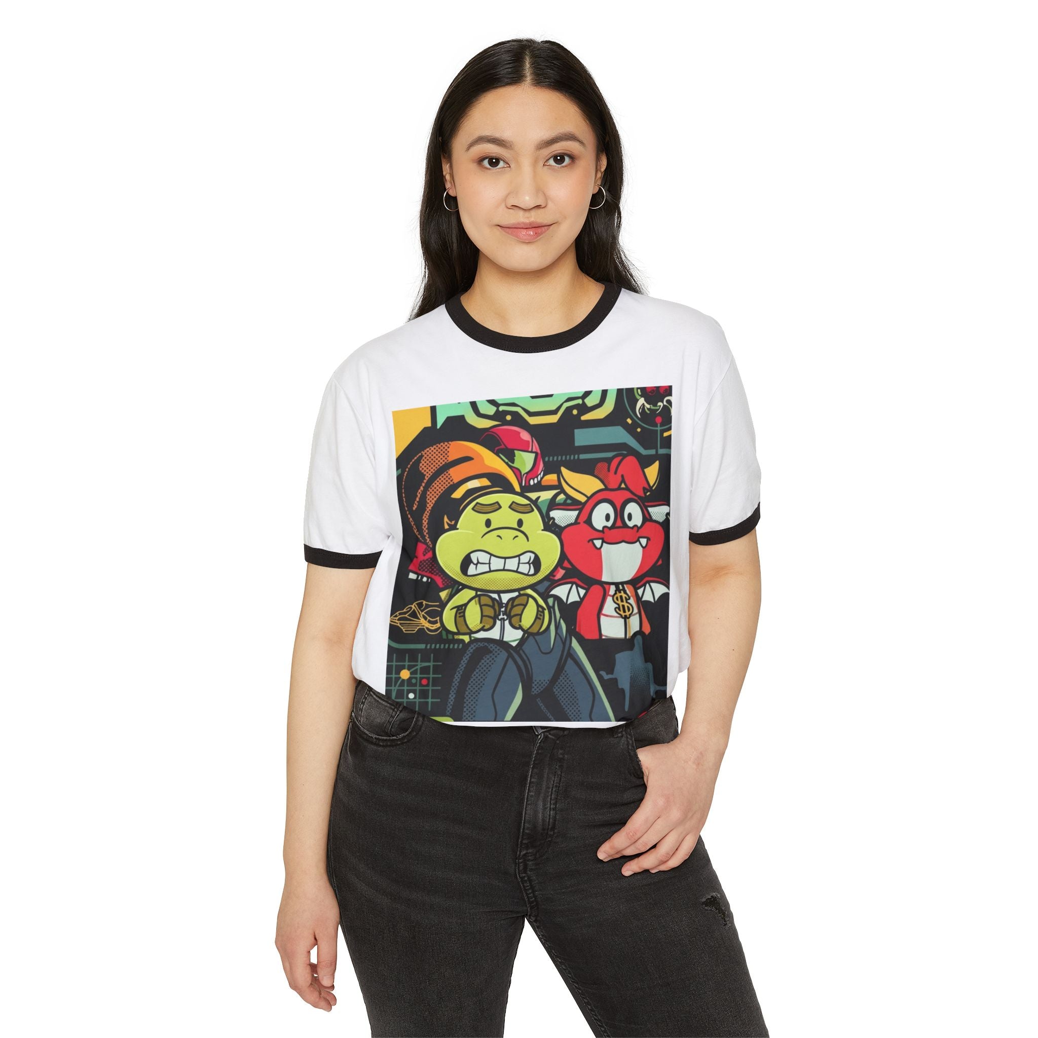 Unisex Cotton Ringer T-Shirt