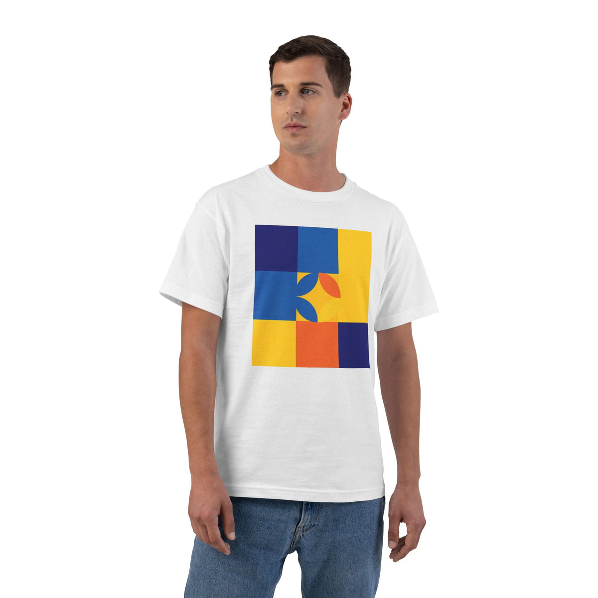plate 378 beefy tee - White