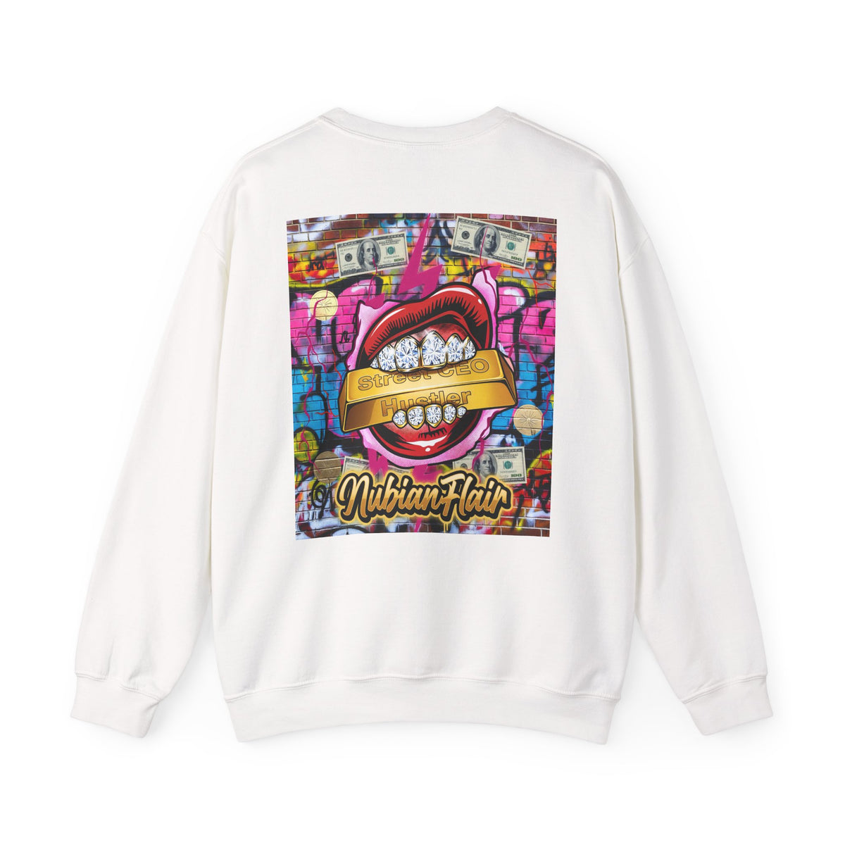 nubianflair Crewneck Sweatshirt — creator merch on MRCH