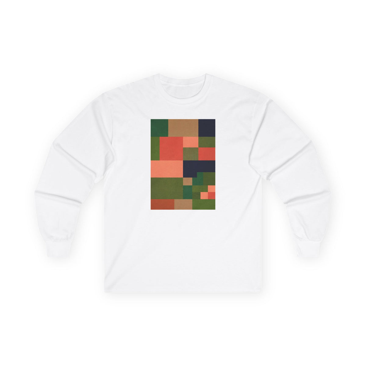 plate 450 long sleeve tee - White