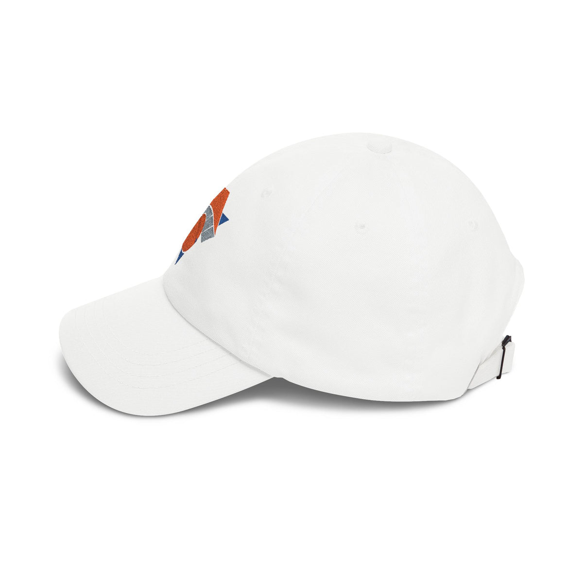 New York Basketball Dad Cap — Embroidered, Orange, Grey & Royal