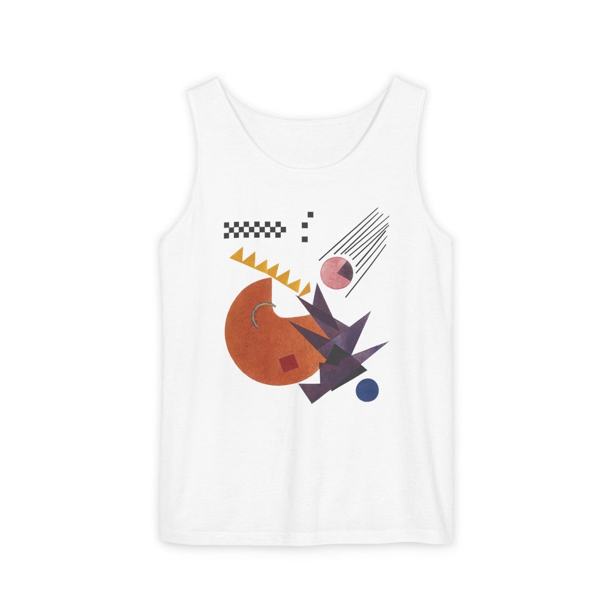 plate 073 tank - White