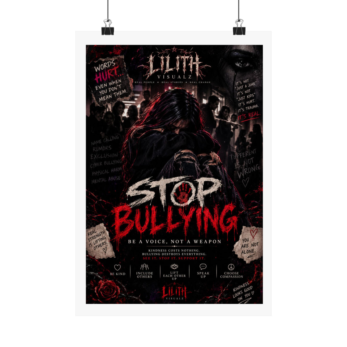 Lilith Visualz Anti Bullying Poster