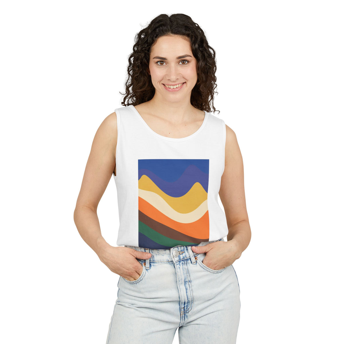 plate 329 tank - White