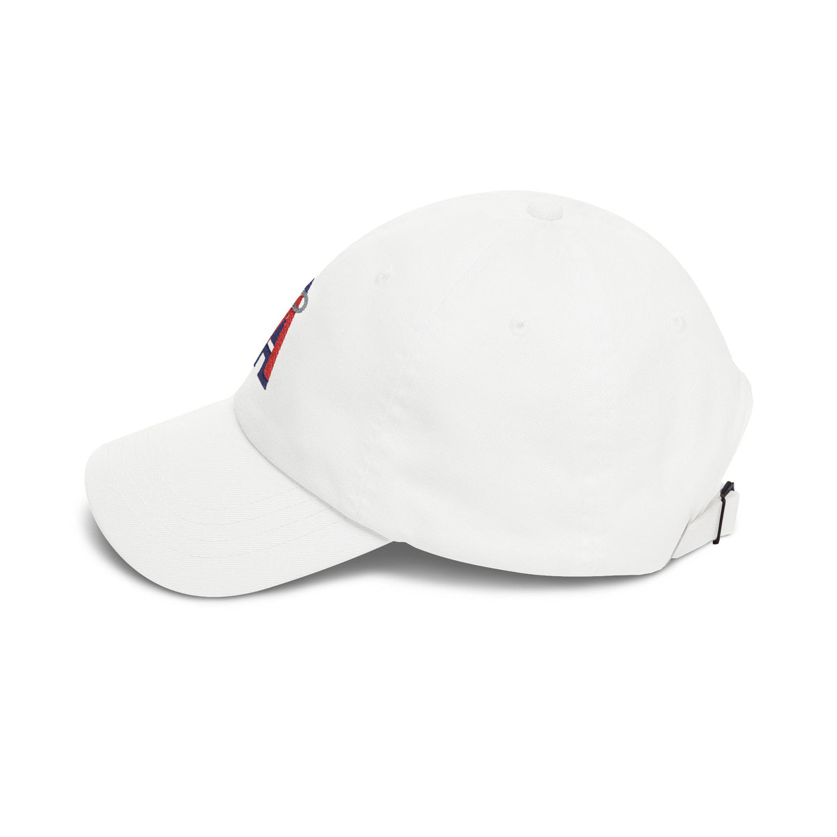 Los Angeles Baseball Dad Cap — Embroidered, Red, Navy & Grey
