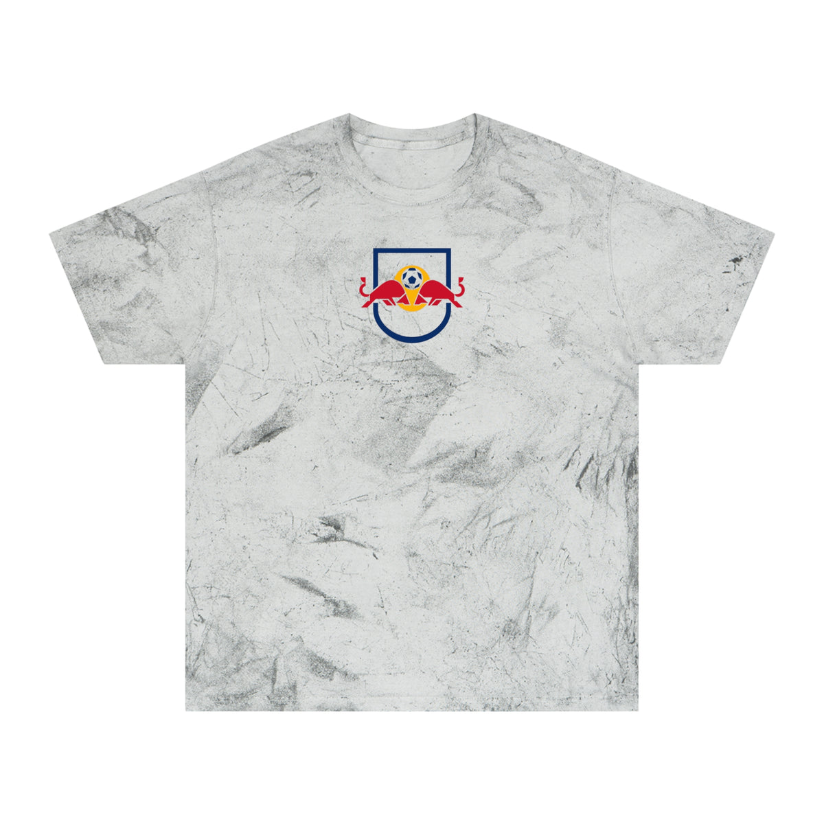 New York Soccer Tie-Dye Tee — Smoke, Navy, Red & Gold