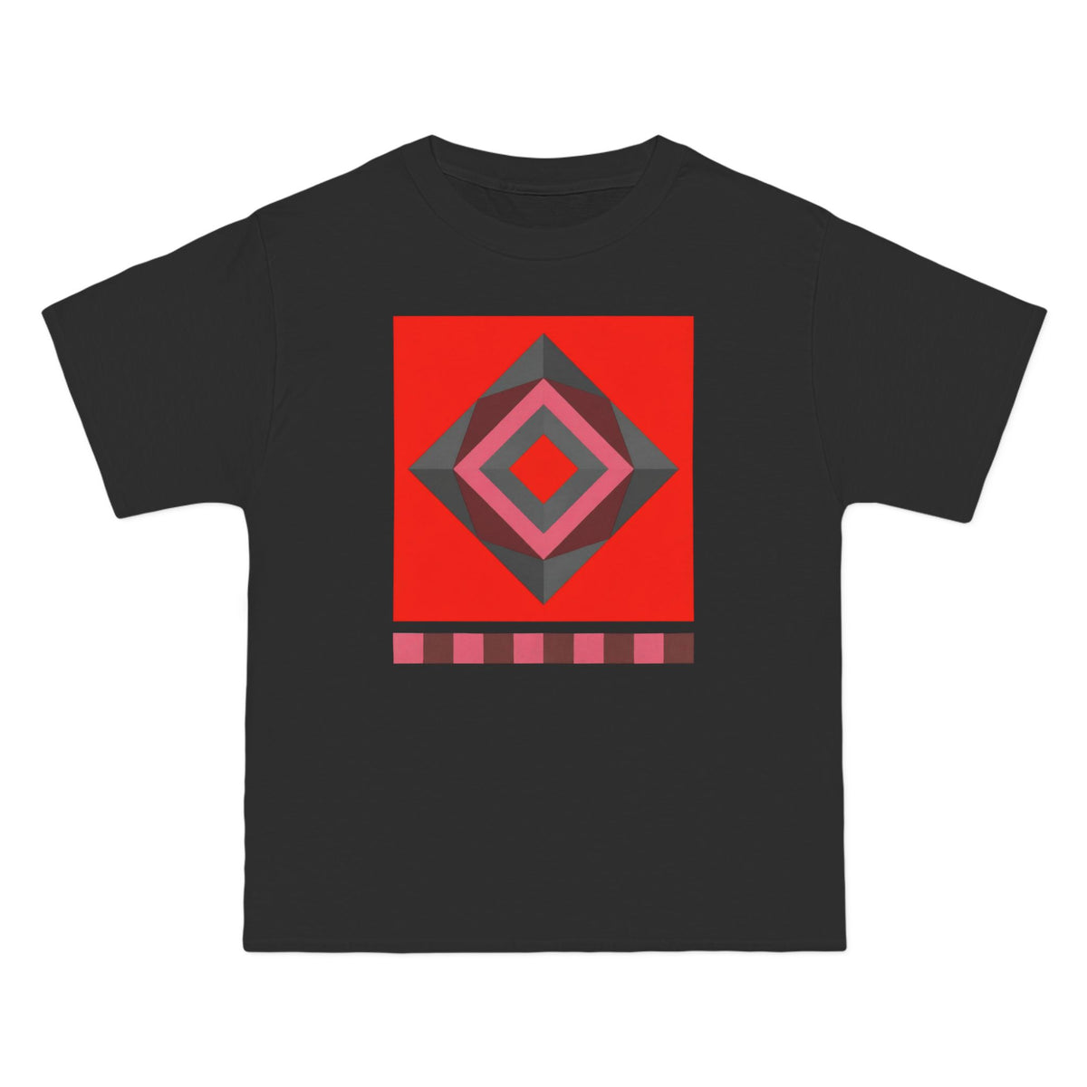 plate 034 beefy tee - Black