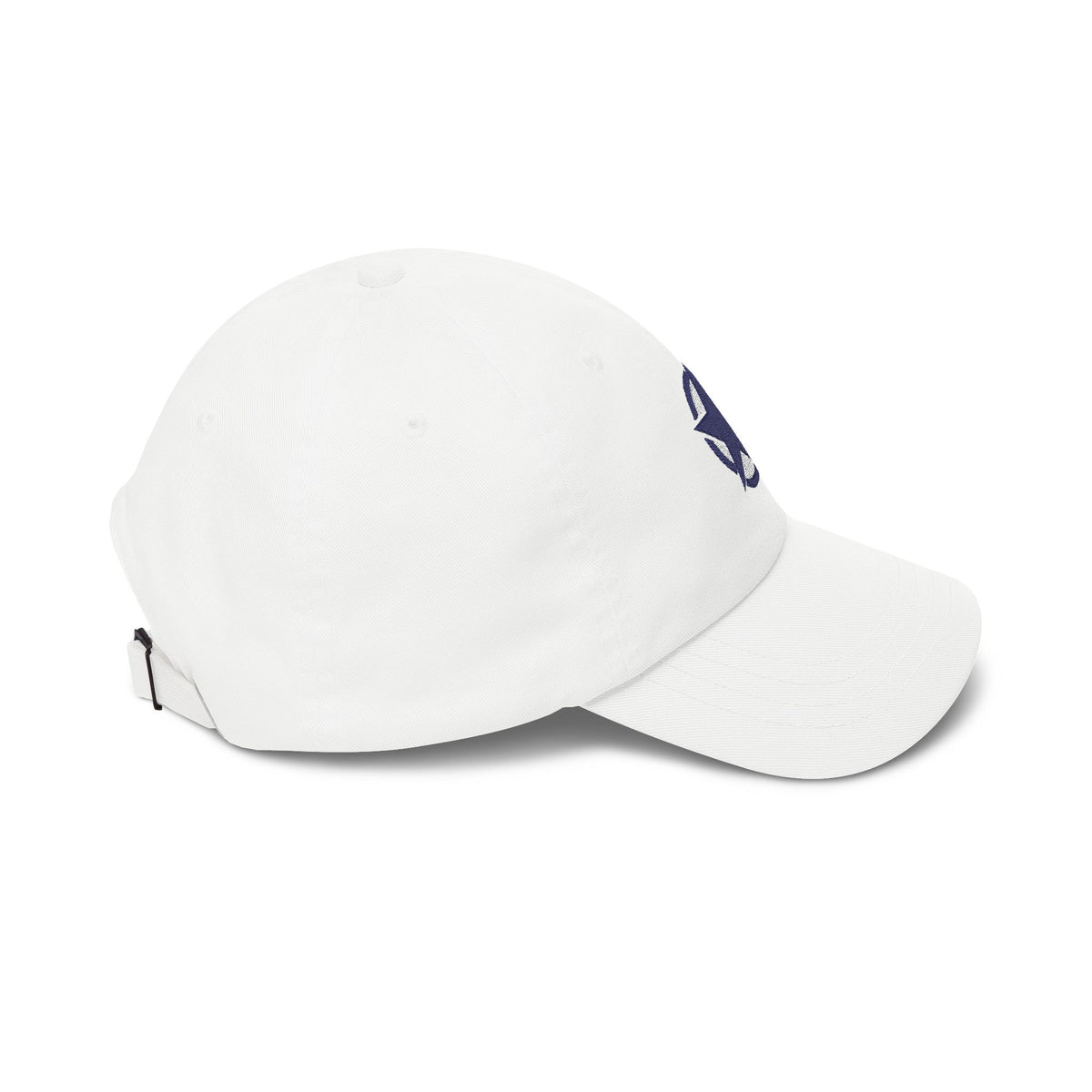 Dallas Football Dad Cap — Embroidered, Navy & White
