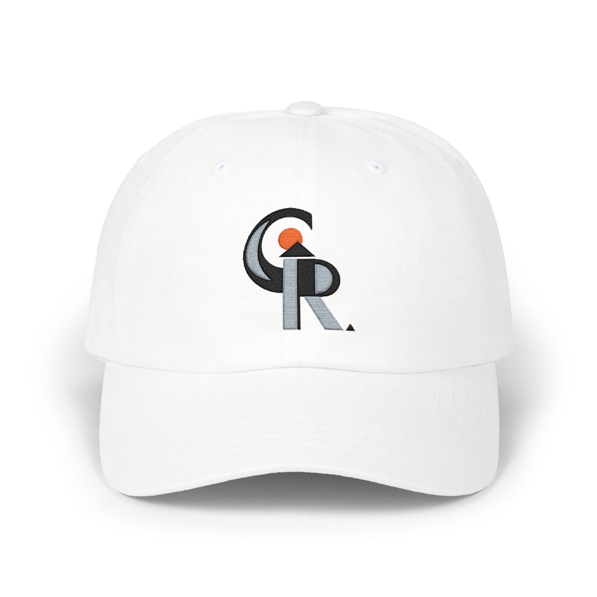 Colorado Baseball Dad Cap — Embroidered, Black, Grey & Orange