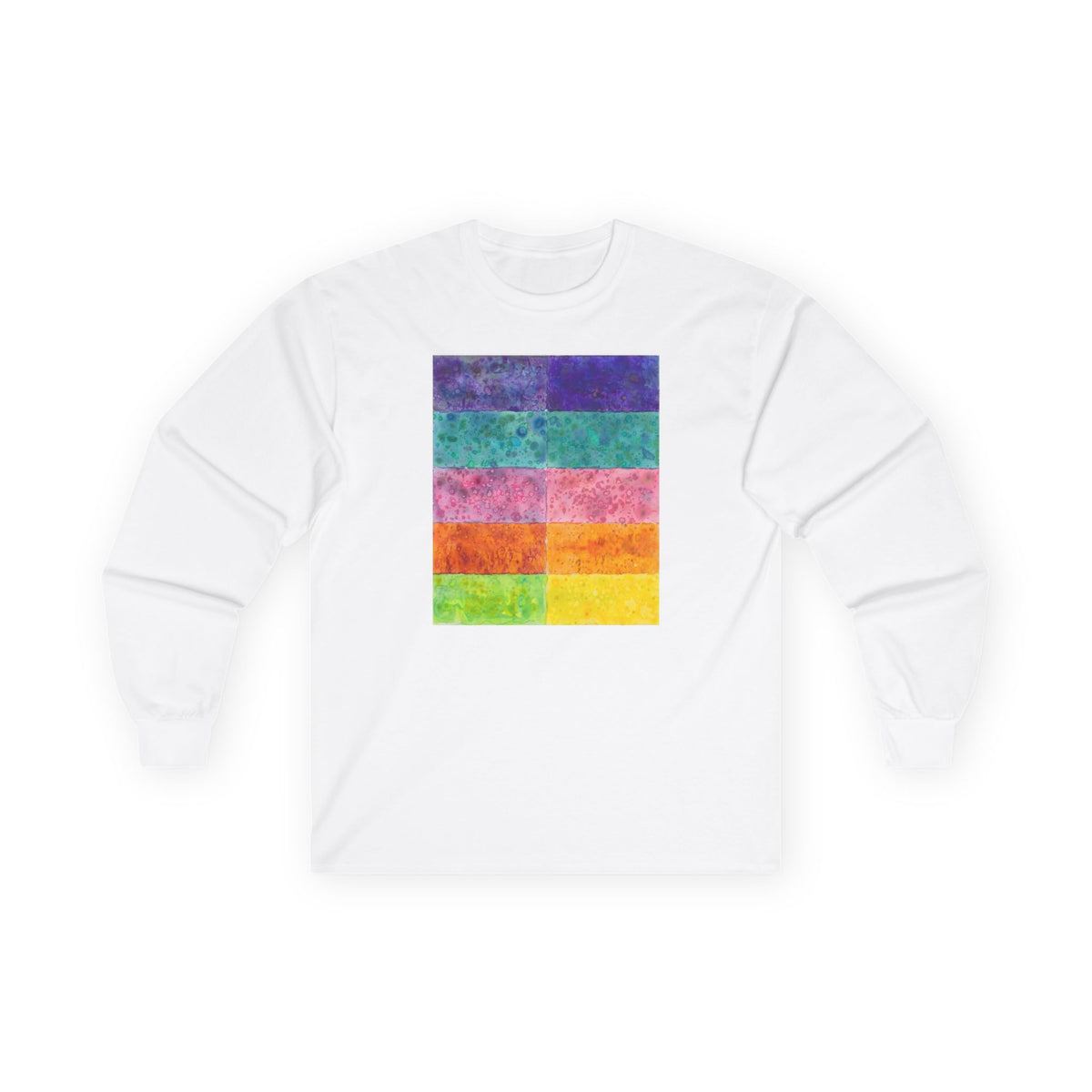 plate 216 long sleeve tee - White