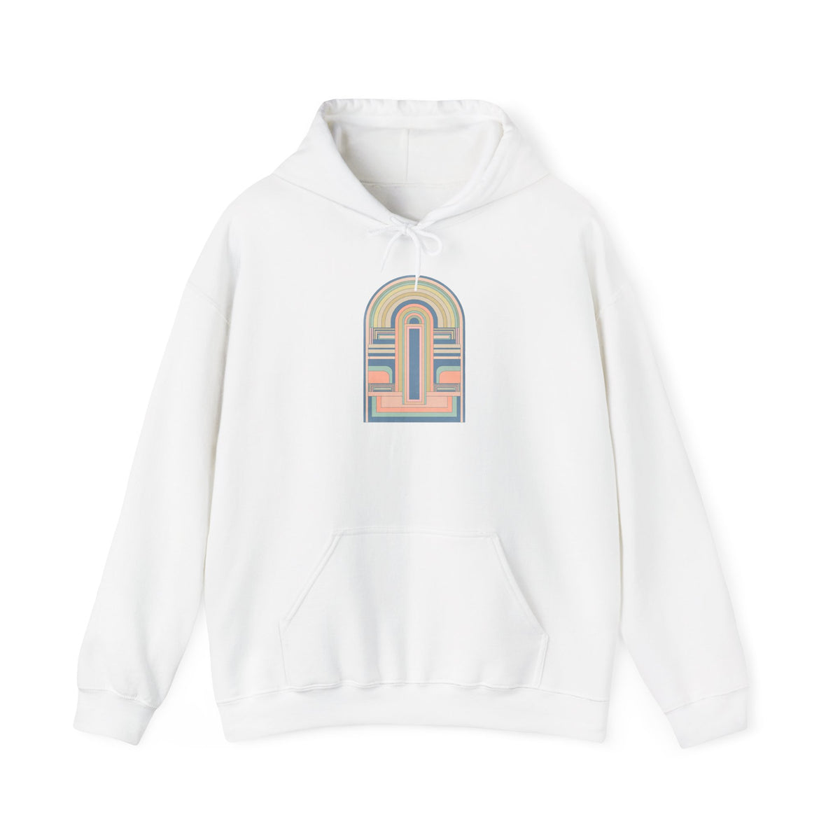plate 074 hoodie - White