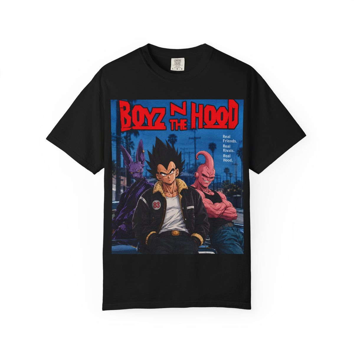 Saiyan in the hood Unisex Garment-Dyed T-shirt
