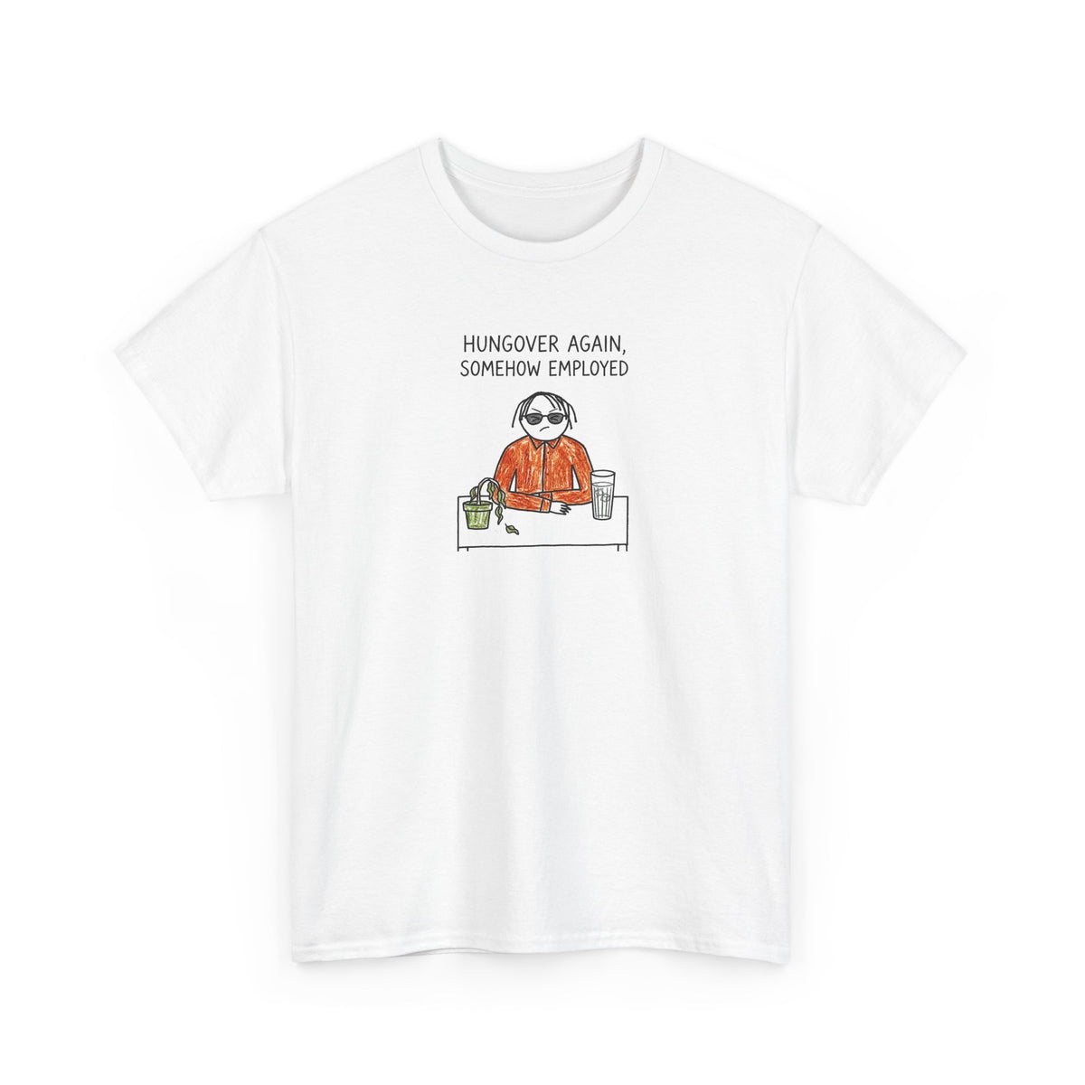 Employed Somehow tee