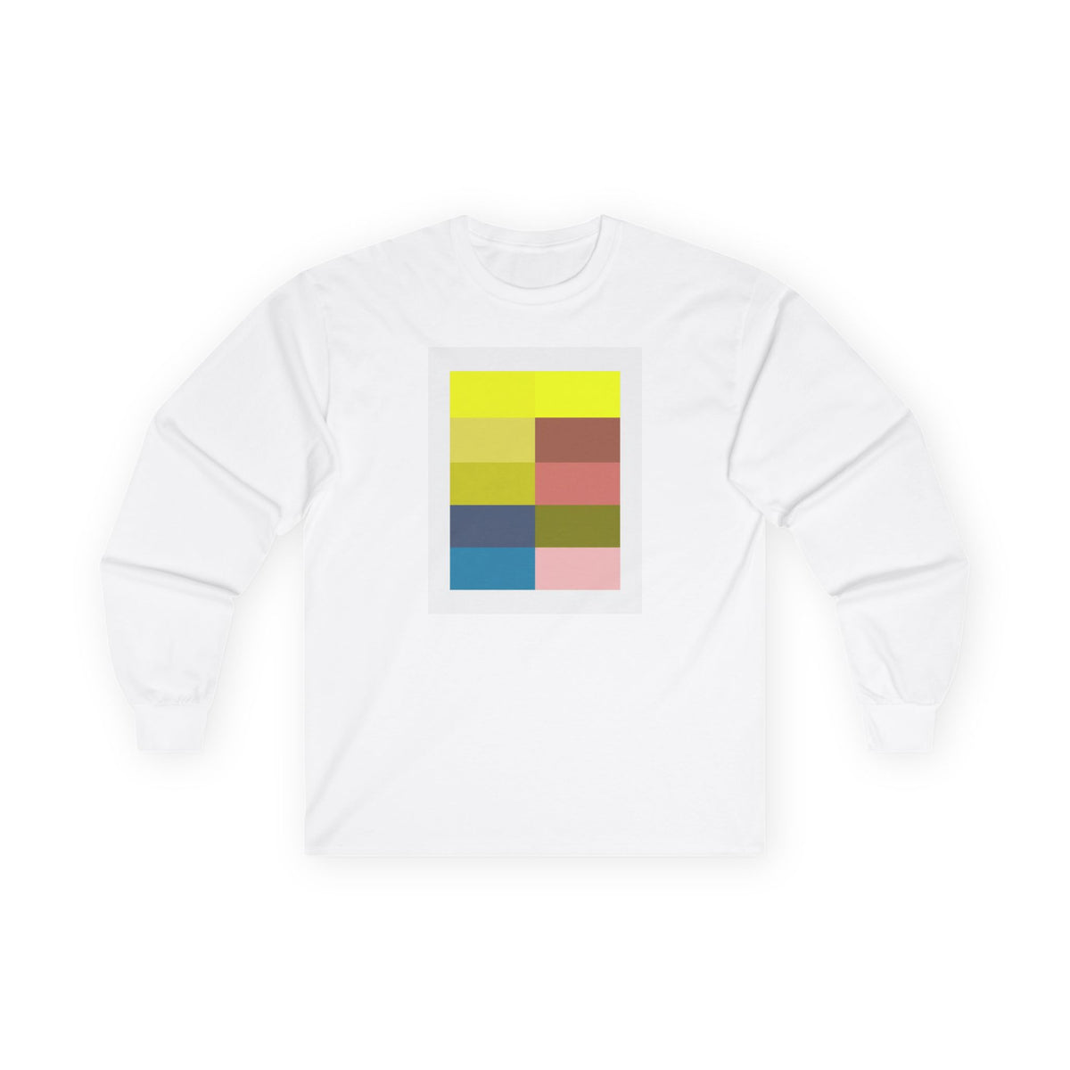 plate 322 long sleeve tee - White
