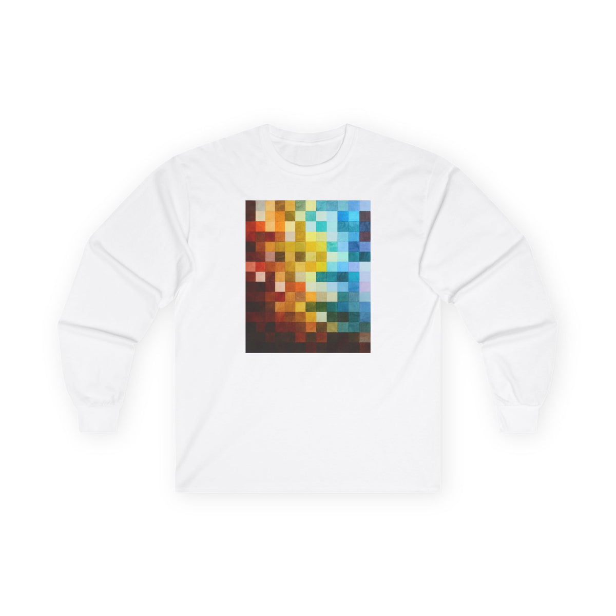 plate 245 long sleeve tee - White