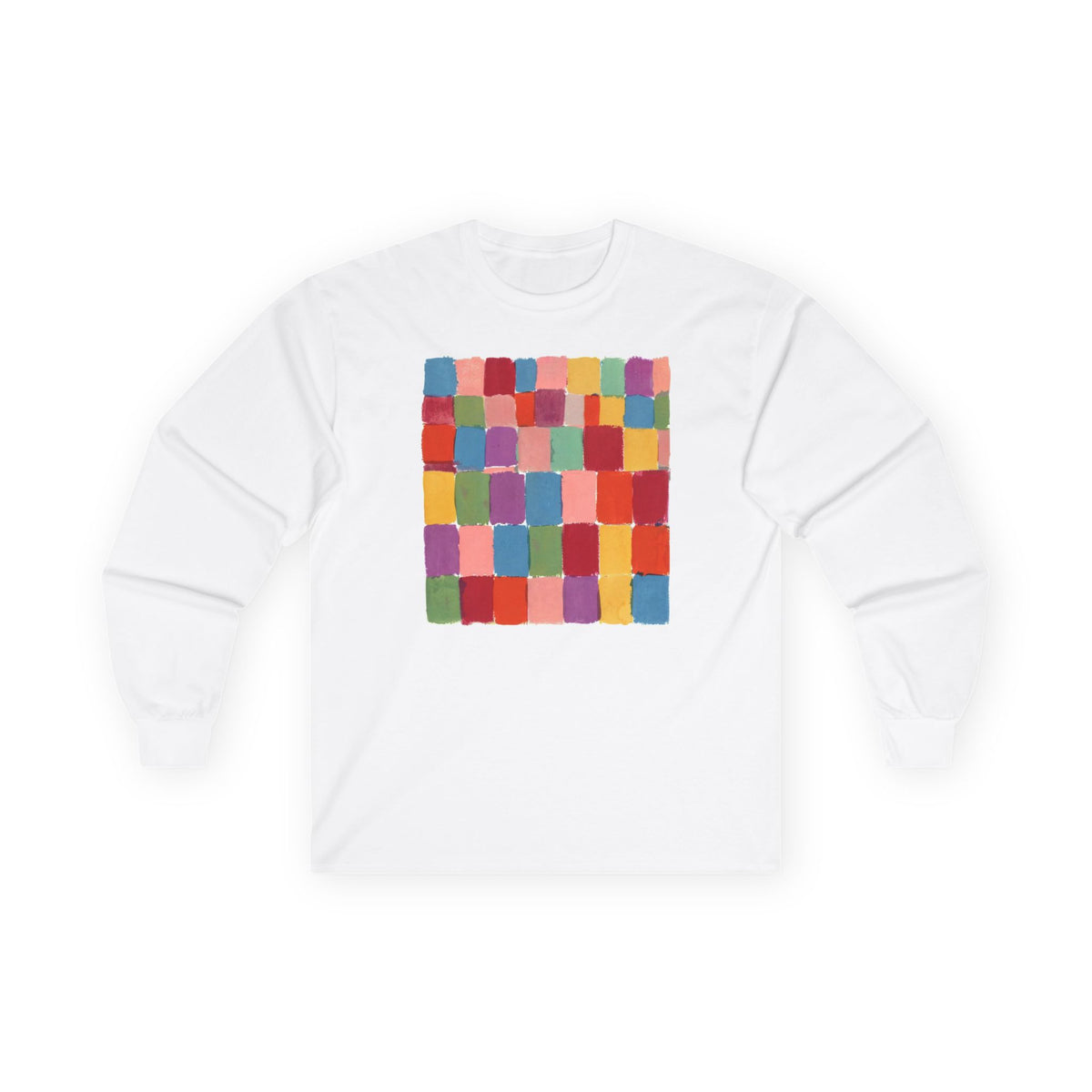 plate 318 long sleeve tee - White