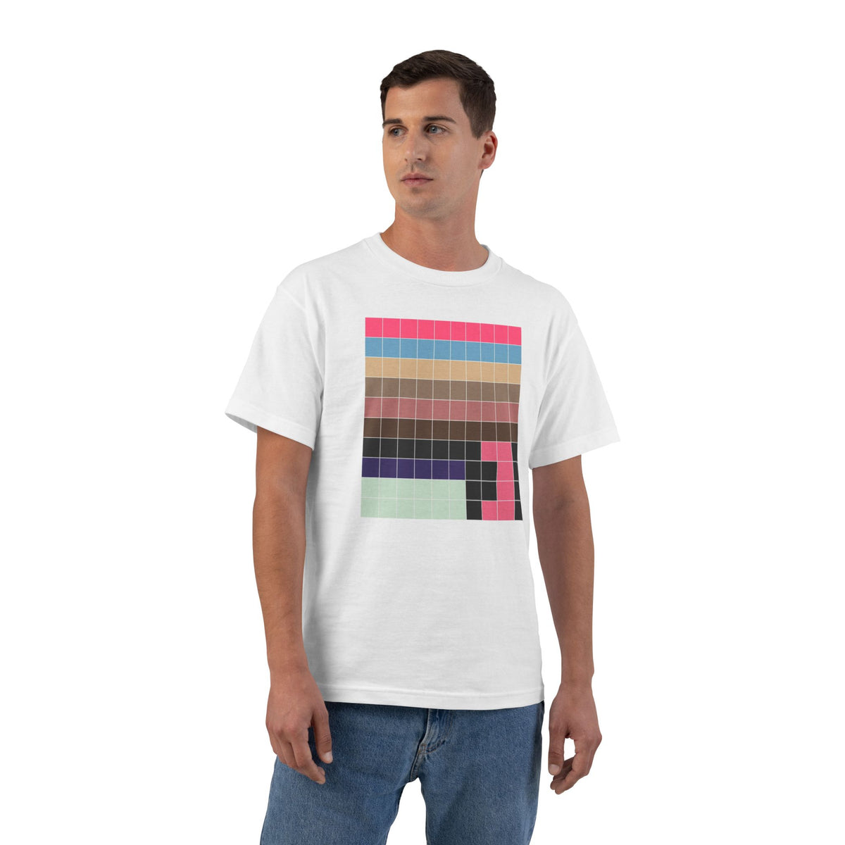 plate 324 beefy tee - White