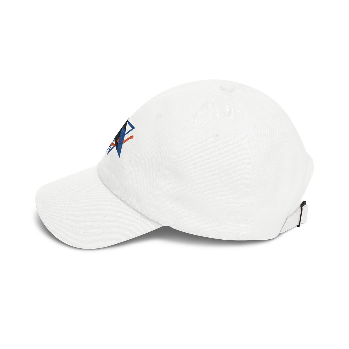San Jose Hockey Dad Cap — Embroidered, Black, Royal & Orange