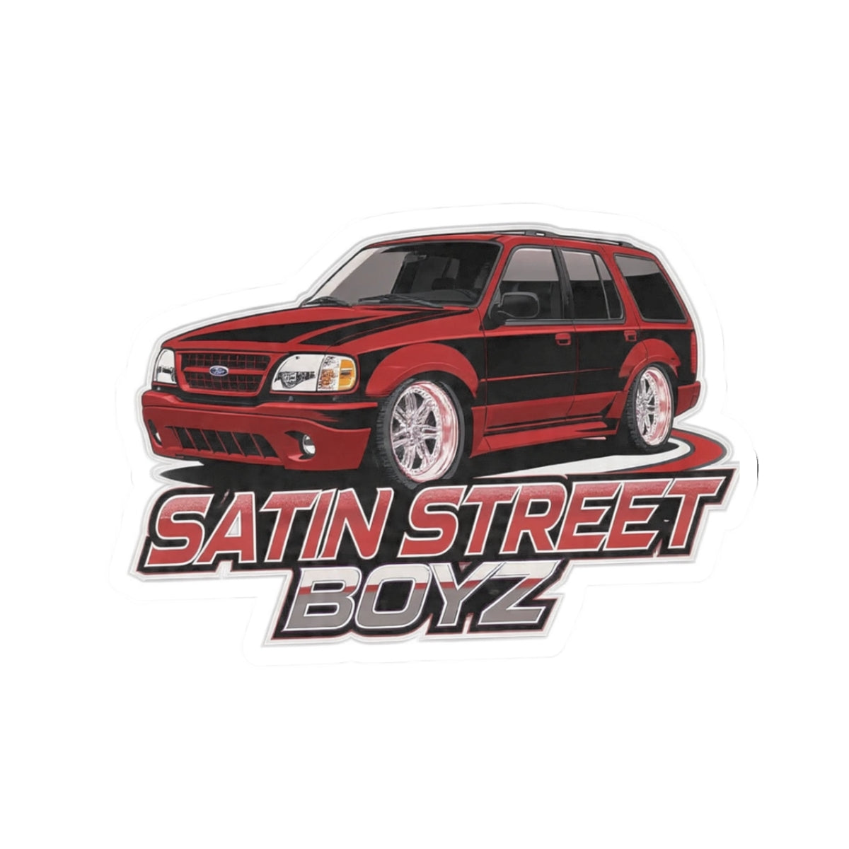 satinstreetco Kiss-Cut Stickers by satinstreetco