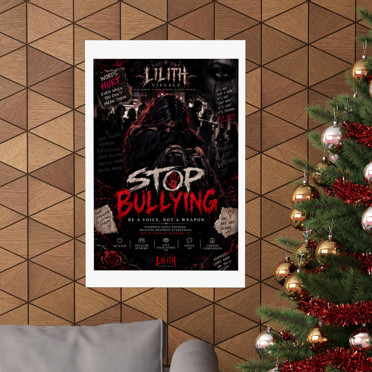 Lilith Visualz Anti Bullying Poster