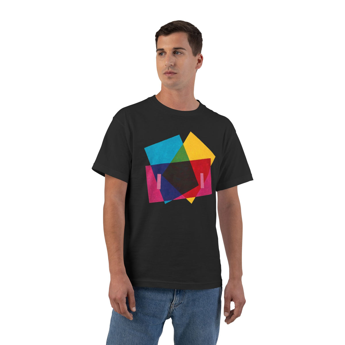 plate 009 beefy tee - Black