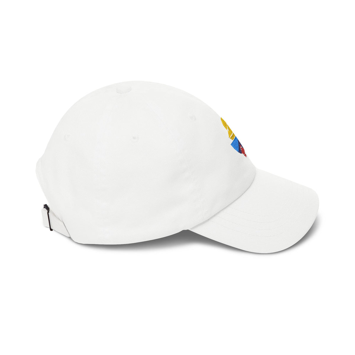 Manchester Soccer Dad Cap — Embroidered, Gold, Navy & Aqua