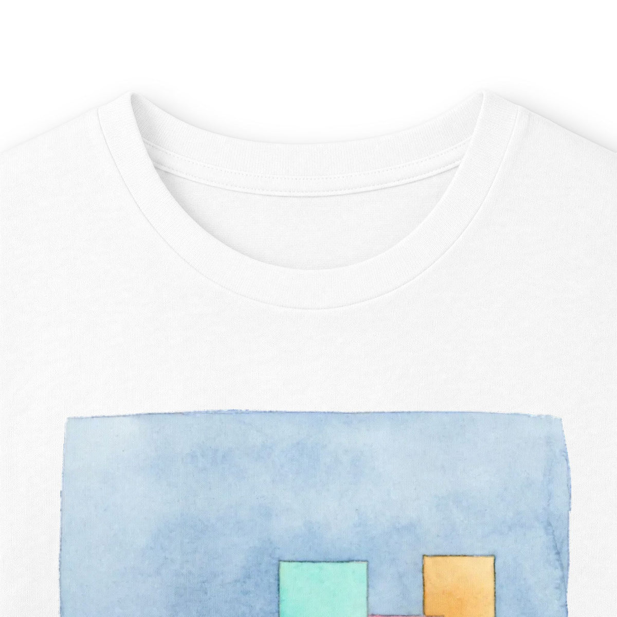 plate 065 long sleeve tee - White