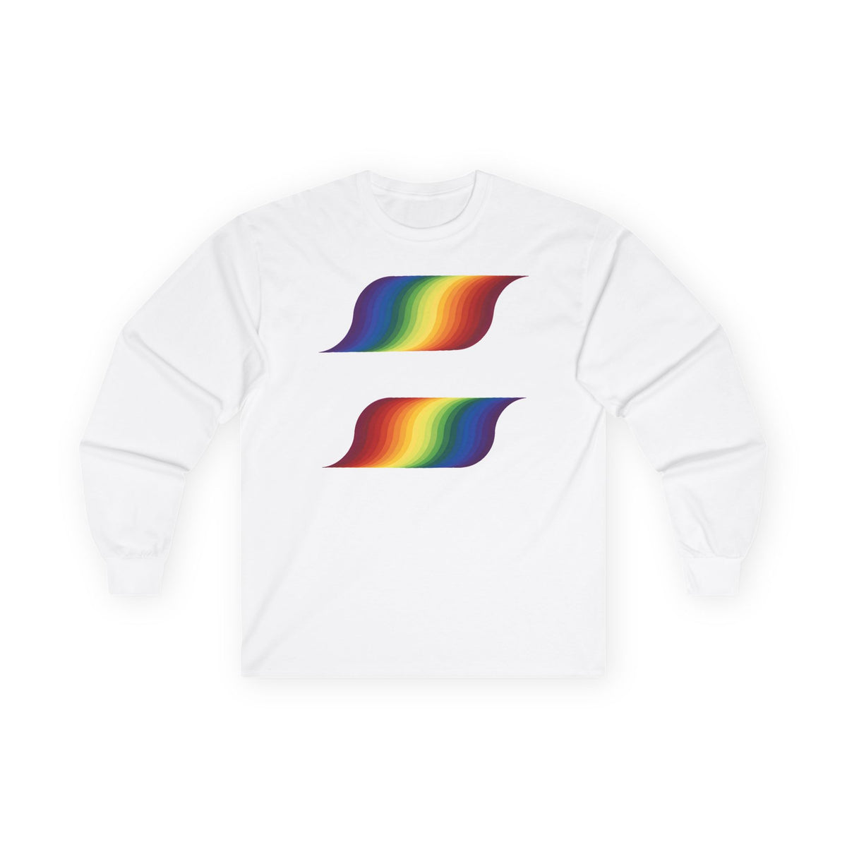 plate 342 long sleeve tee - White