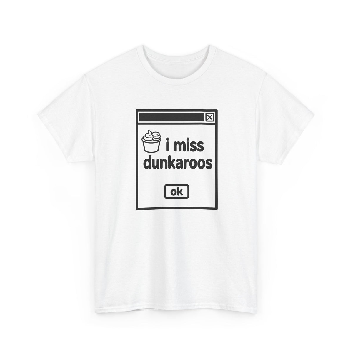 i miss dunkaroos error tee - White