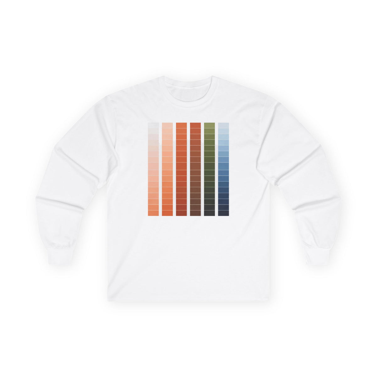 plate 203 long sleeve tee - White