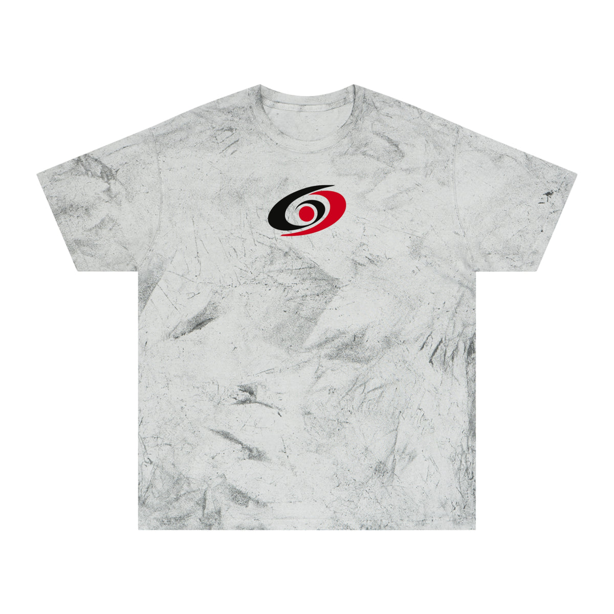 Carolina Hockey Tie-Dye Tee — Smoke, Black & Crimson
