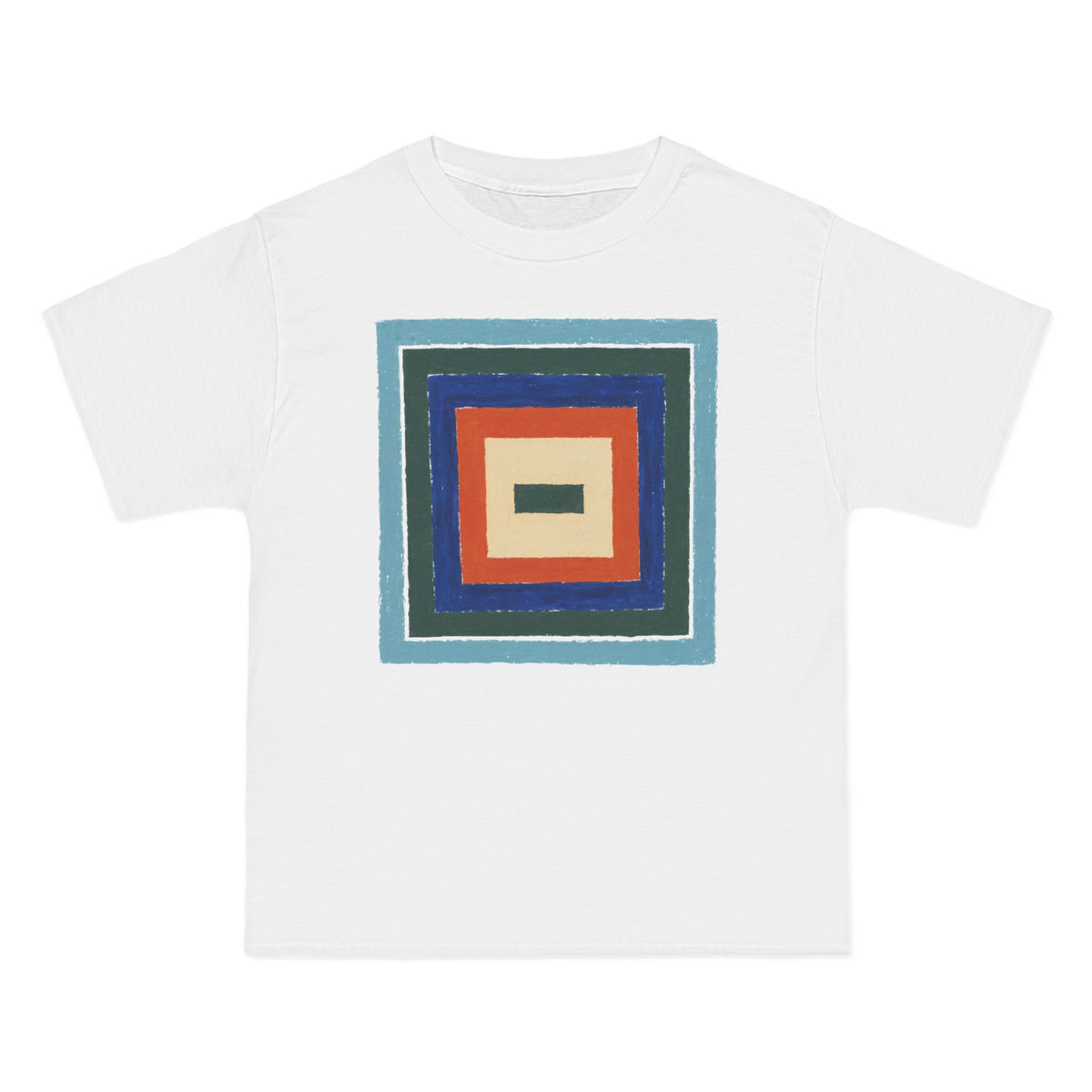 plate 005 beefy tee - White