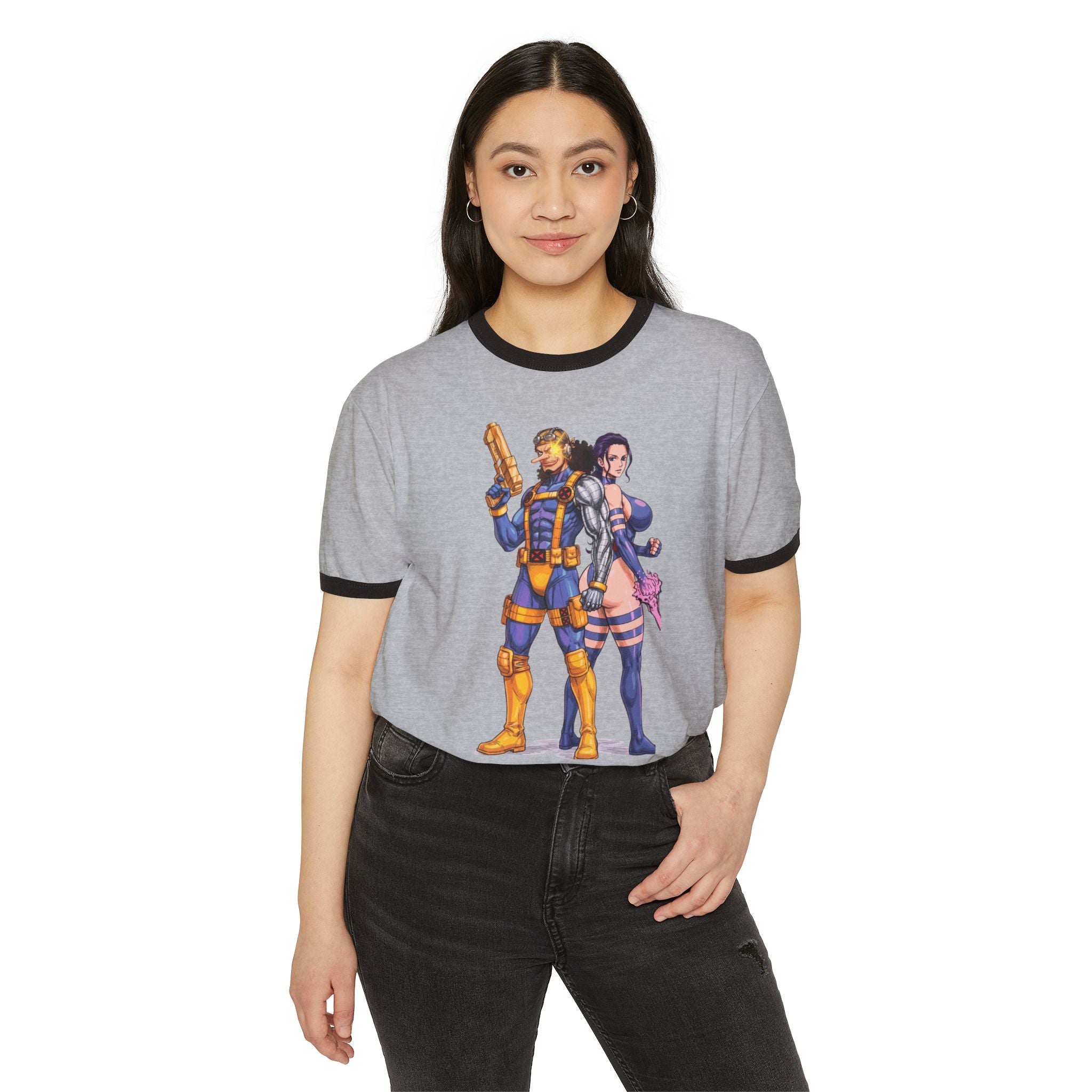 Unisex Cotton Ringer T-Shirt